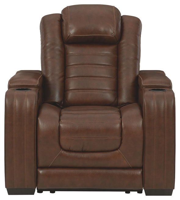 Backtrack - Chocolate - Pwr Recliner/Adj Headrest