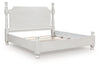 Rowlenstown - Poster Bed - Antique White