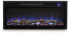 Entertainment Accessories - Fireplace Insert With Faux Birch Log Set - Black