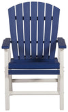 Toretto - Blue / White - Arm Chair (Set of 2)