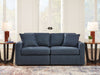 Modmax - 2-Piece Sectional Loveseat - Fabric - Ink