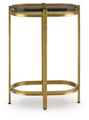 Porterville - Accent Table - Gold Finish