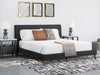 Cadmori - Upholstered Bed With Roll Slats