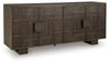 Cato - Accent Cabinet - Dark Brown