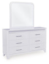 Jarlee - Dresser And Mirror - White