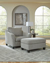 Willarae - 2 Pc. - Chair And A Half, Ottoman - Taupe