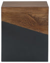 Trailbend - Brown / Gunmetal - Accent Table