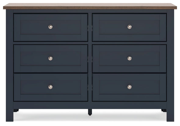 Landocken - Brown / Blue - Dresser