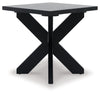 Joshyard - Black - Square End Table