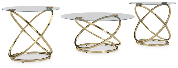 Crimonti - Champagne - Occasional Table Set (Set of 3)