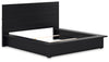 Londer - California King Panel Bed - Black