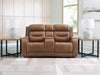 Knightington - Power Reclining Loveseat With Audio Seating