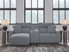 ModMax II - Salt And Pepper - Reclining Sectional