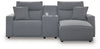 ModMax II - Salt And Pepper - Reclining Sectional