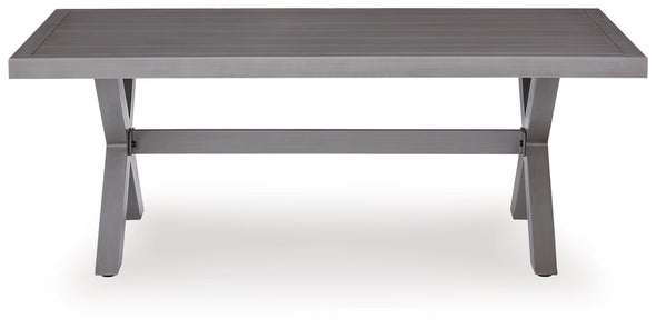 Half Moon Beach - Rectangular Cocktail Table - Gray