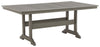Visola - RECT Dining Table w/Umb OPT - Gray