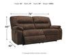 Bolzano - Coffee - 2 Seat Reclining Sofa