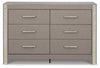 Surancha - Gray - Six Drawer Dresser