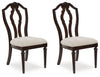 Lavinton - Tan / Brown - Dining Upholstered Side Chair (Set of 2)