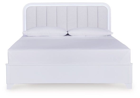 Jarlee - Upholstered Panel Bed