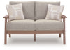 Grover Beach - Loveseat With Cushion - Driftwood