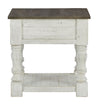 Havalance - White / Gray - Square End Table