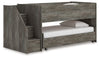 Frandern - Twin Over Twin Loft Bed - Gray