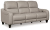 Mercomatic - Power Reclining Sofa With Adj Headrest