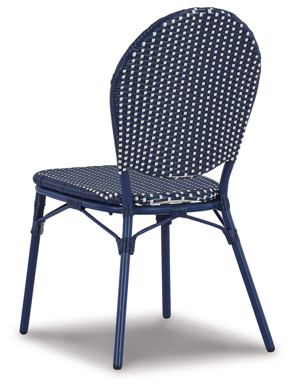 Odyssey Blue - Blue - Chairs W/Table Set (Set of 3)