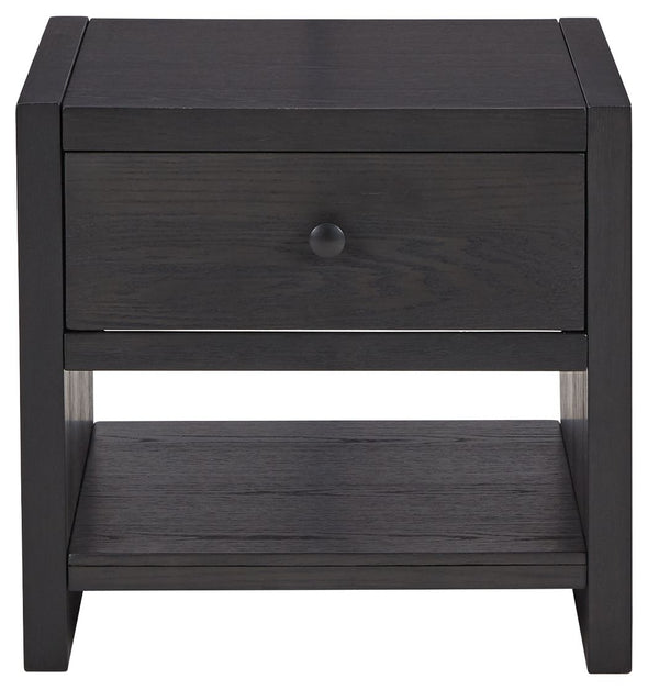 Foyland - Black - Square End Table