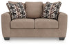 Triston-Peaks - Loveseat - Suede
