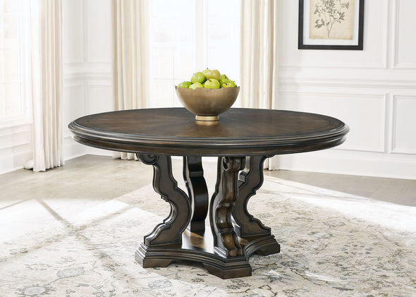 Maylee - Dark Brown - Dining Table