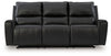 Glossmore - Reclining Sofa - Black