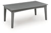 Cove Beach - Rectangular Cocktail Table - Gray