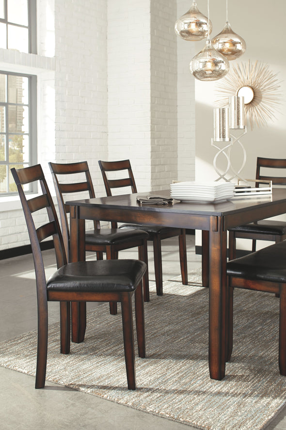 Coviar - Brown - Dining Room Table Set (Set of 6)