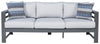 Amora - Charcoal Gray - Sofa With Cushion