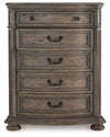 Ardenfield - Light Brown - Five Drawer Chest