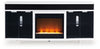 Gardoni - White / Black - 72" TV Stand With Electric Fireplace