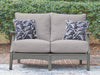 Cove Beach - Loveseat With Cushion - Gray