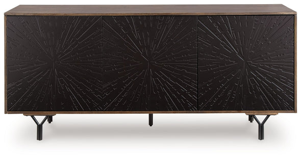 Lavinmont - Accent Cabinet - Multi Brown