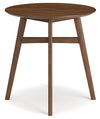 Lyncott - Brown - Round Dining Room Counter Table