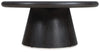 Bracken - Round Cocktail Table - French Black