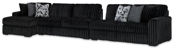 Midnight-Madness - Sectional - Onyx – Mega Furniture TX