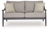 Ocean Beach - Loveseat With Cushion - Gray
