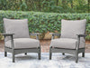 Cove Beach - Lounge Chair With Cushion (Set of 2) - Gray