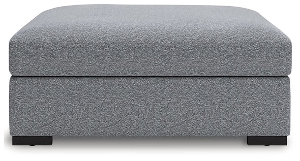 Bealton - Oversized Accent Ottoman - Salt And Pepper