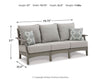 Visola - Sofa with Cushion - Gray