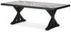 Beachcroft - Rect Dining Table W/Umb Opt