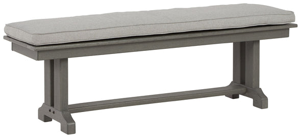 Visola - Bench with Cushion - Gray