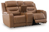 Knightington - Power Reclining Loveseat With Audio Seating